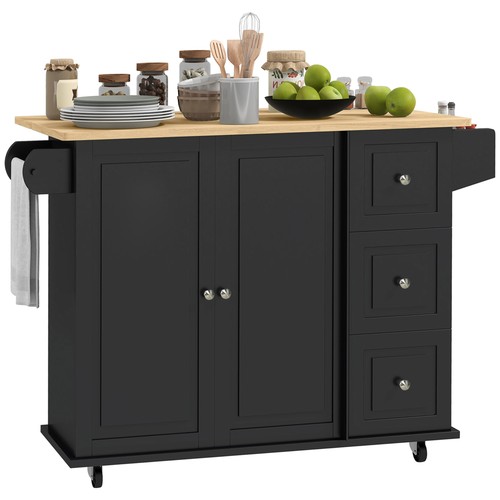 Homcom kitchen island - island, on