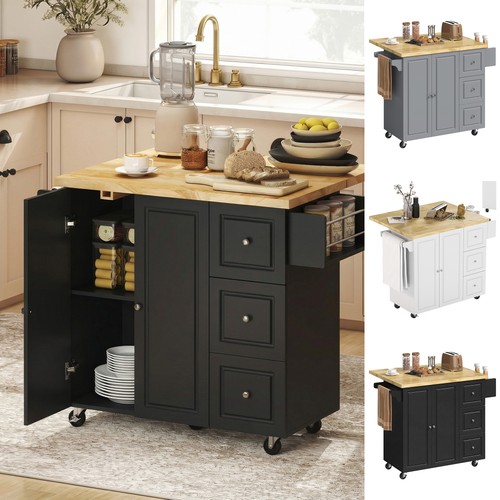 Kitchen island wheels - on,