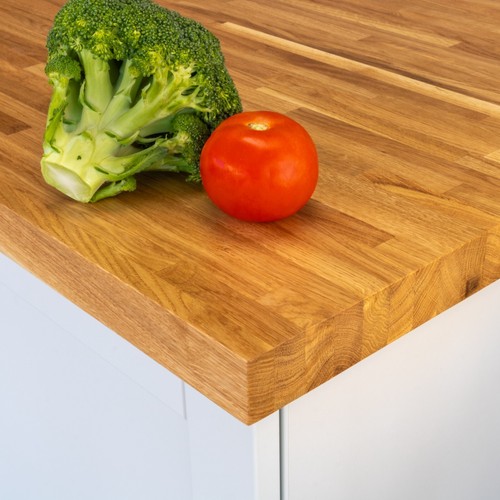 Oak kitchen worktop solid - oak,