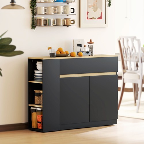 Homcom kitchen island storage - kitchen,