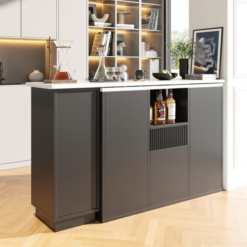 Kitchen island breakfast bar - kitchen,