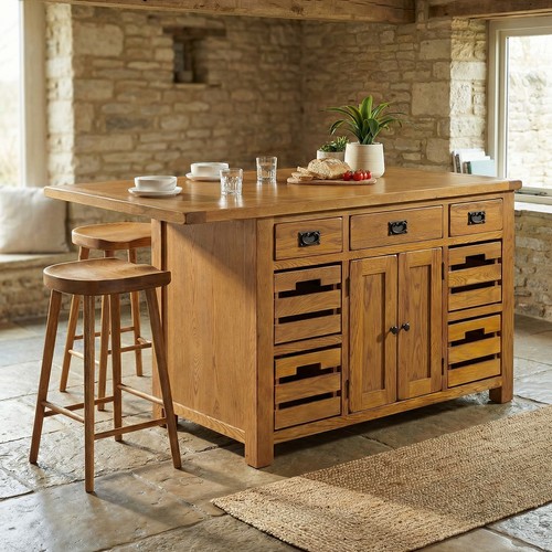 Kitchen island with bar - island, (4
