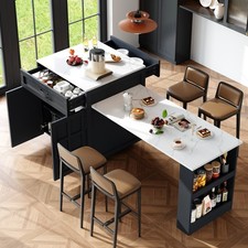 Extendable Kitchen Island with