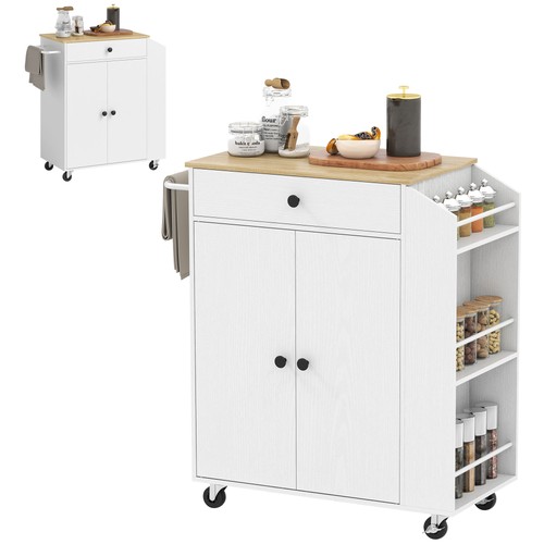 Homcom kitchen island with - homcom,