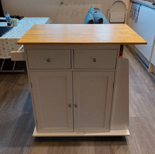 Kitchen Island Trolley Wooden